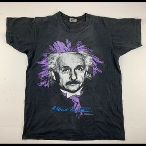 Vintage Albert Einstein t shirt size L mint